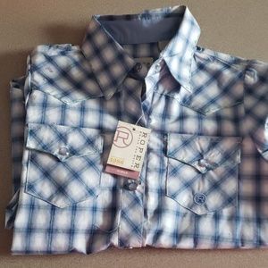 Girls Button Roper Shirt